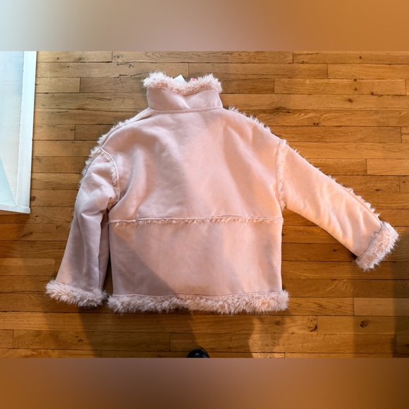 Cider Pink Faux Fur Trim Jacket - Picture 10 of 10